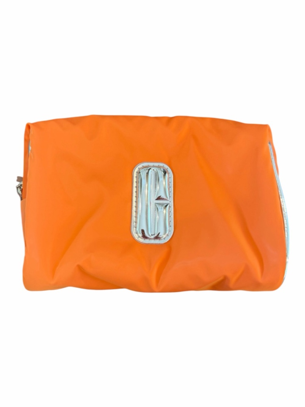 Clinique Cosmetic Case with Metallic Logo NWT